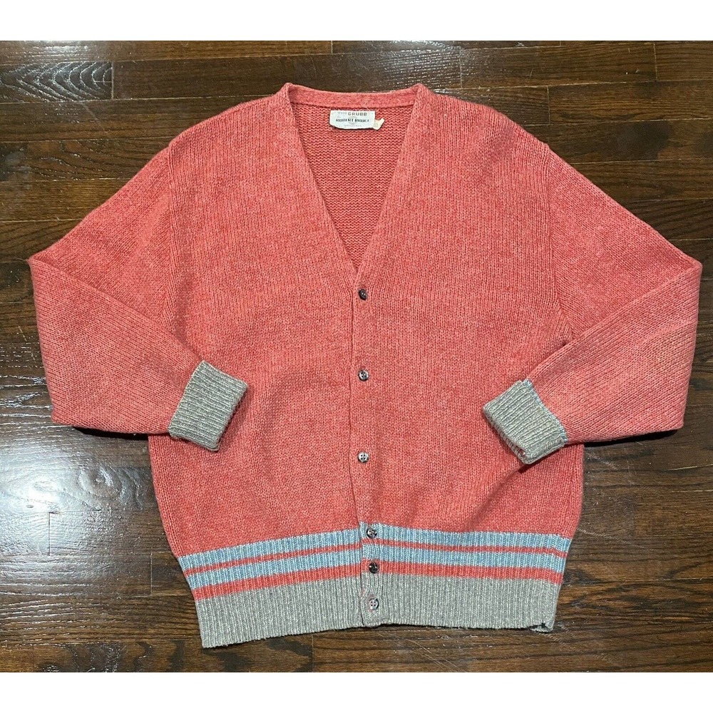 Men's Coral Cardigan Sweater